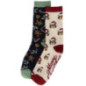 Chaussette boule de noel femme