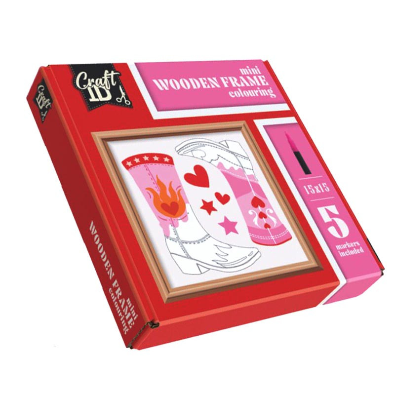 Cadre en bois a colorier