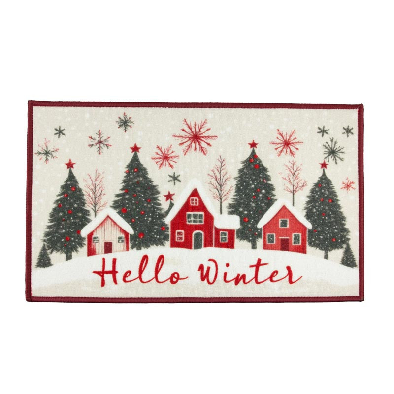 Tapis de cuisine noel sapin