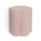 Pouf fleur rose