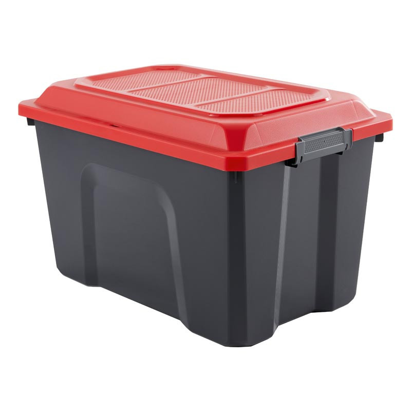 Malle locker 60l noir rouge