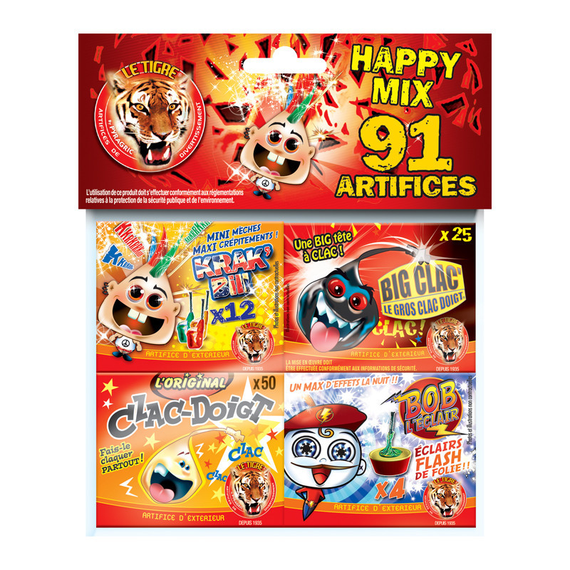 Assortiment petits artifices