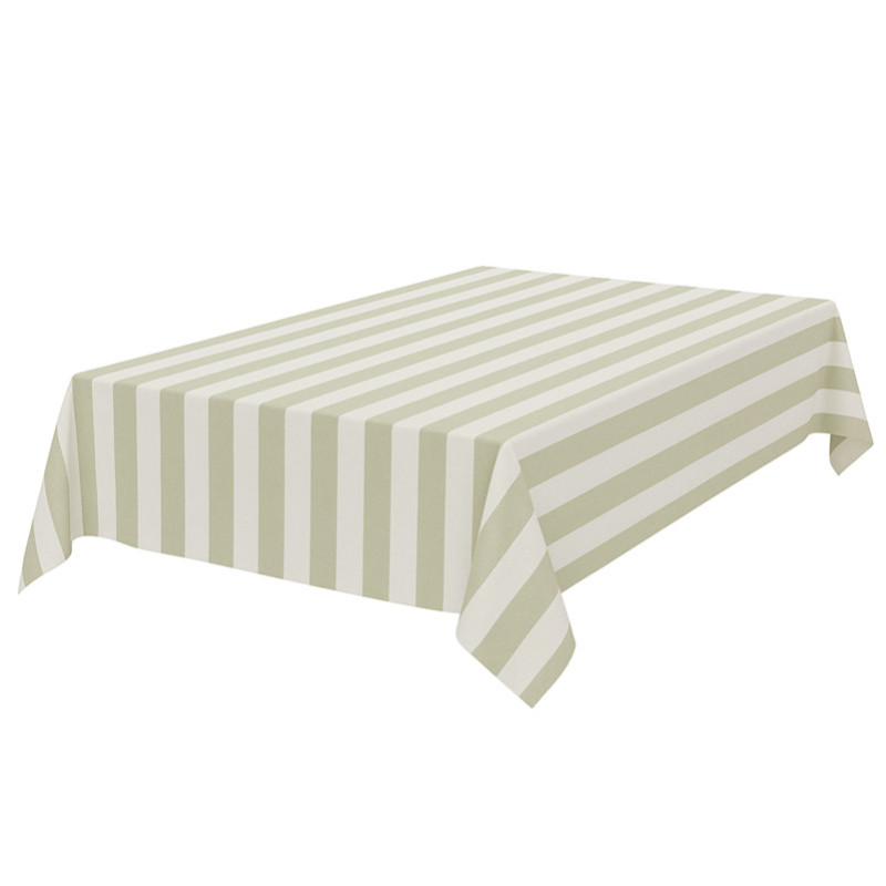Nappe a rayure kaki