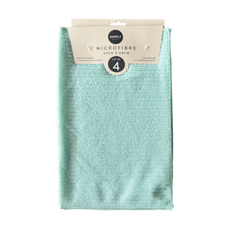 Microfibres x4 40x48cm