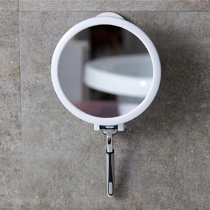 Miroir de douche support