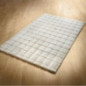 Tapis grid creme