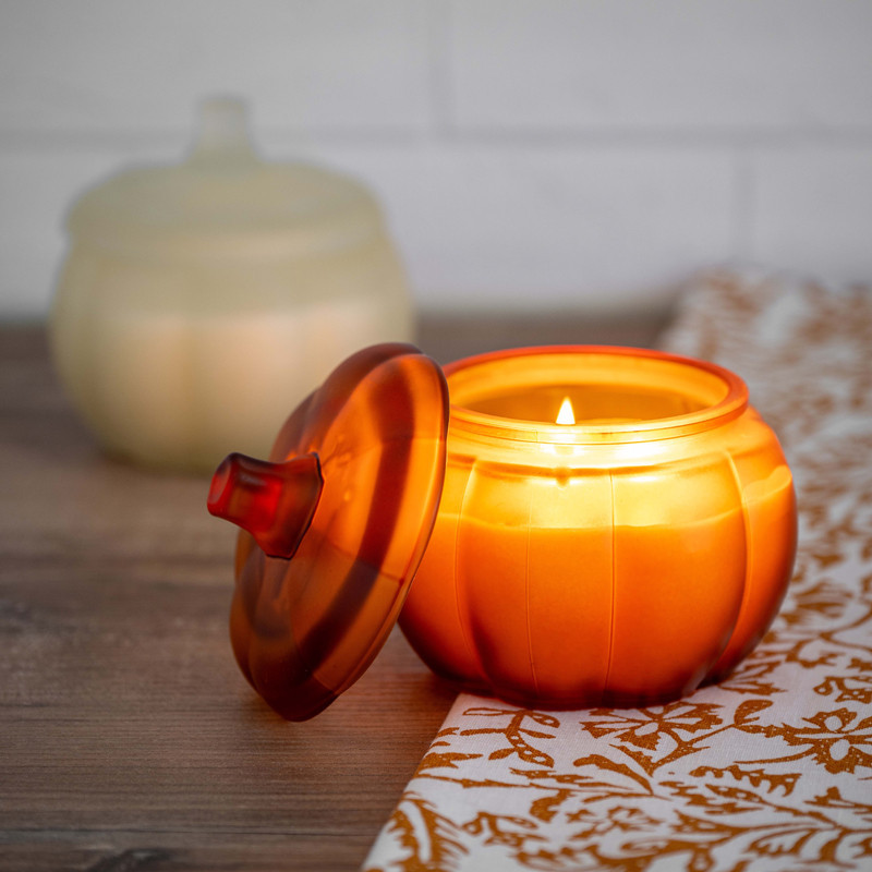 Bougie citrouille