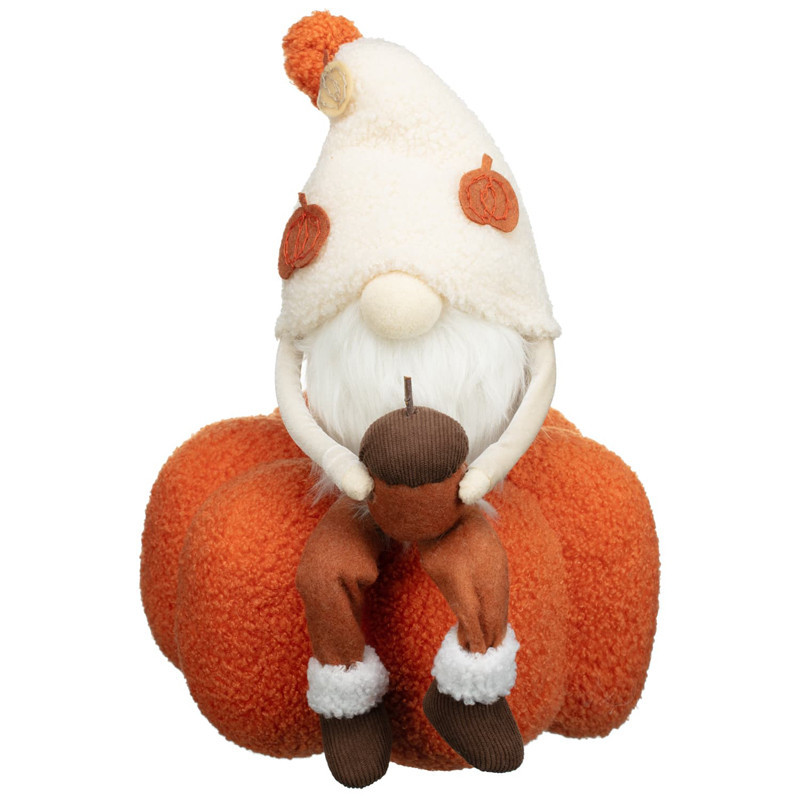 Gnome sur citrouille