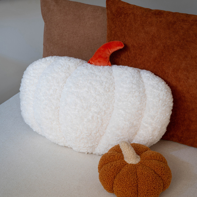 Coussin plat citrouille 45x40cm