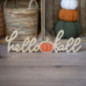 Deco bois hello fall