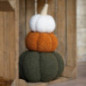 Citrouilles empilees deco