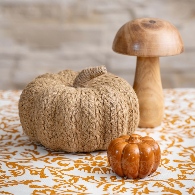 Citrouille deco jute