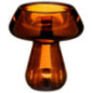 Bougeoir champignon verre