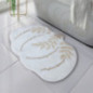 Tapis citrouille blanc