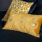 Coussin exvoto 50x30cm ocre