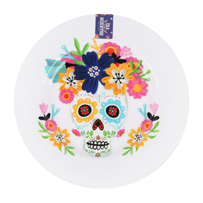 Deco assiette los muertos