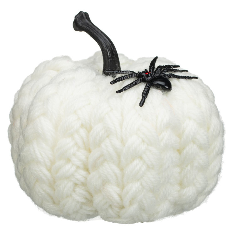 Citrouille en tresse avec araign