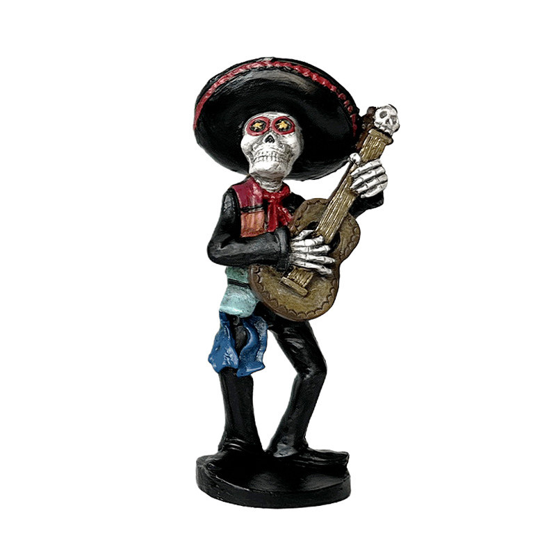 Figurine musicien jour des morts