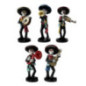 Figurine musicien jour des morts