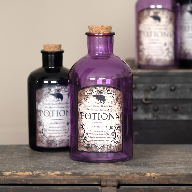 Potion halloween deco en verre