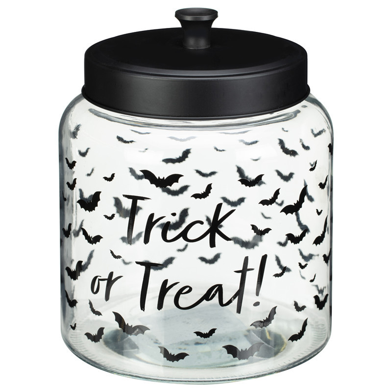 Bonbonniere halloween en verre