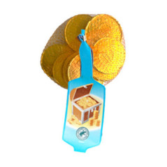 Filet pieces d'or en chocolat