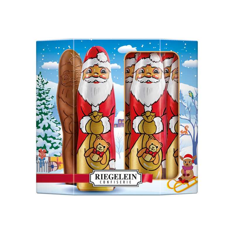 Etui moulage pere noel 125g