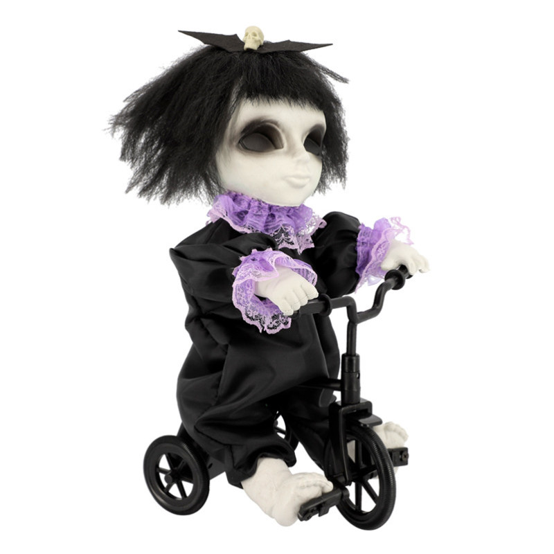 Fille fantome en velo anime
