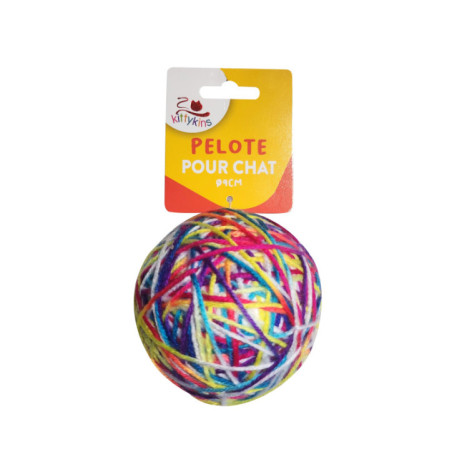 Jouet chat pelote de fils