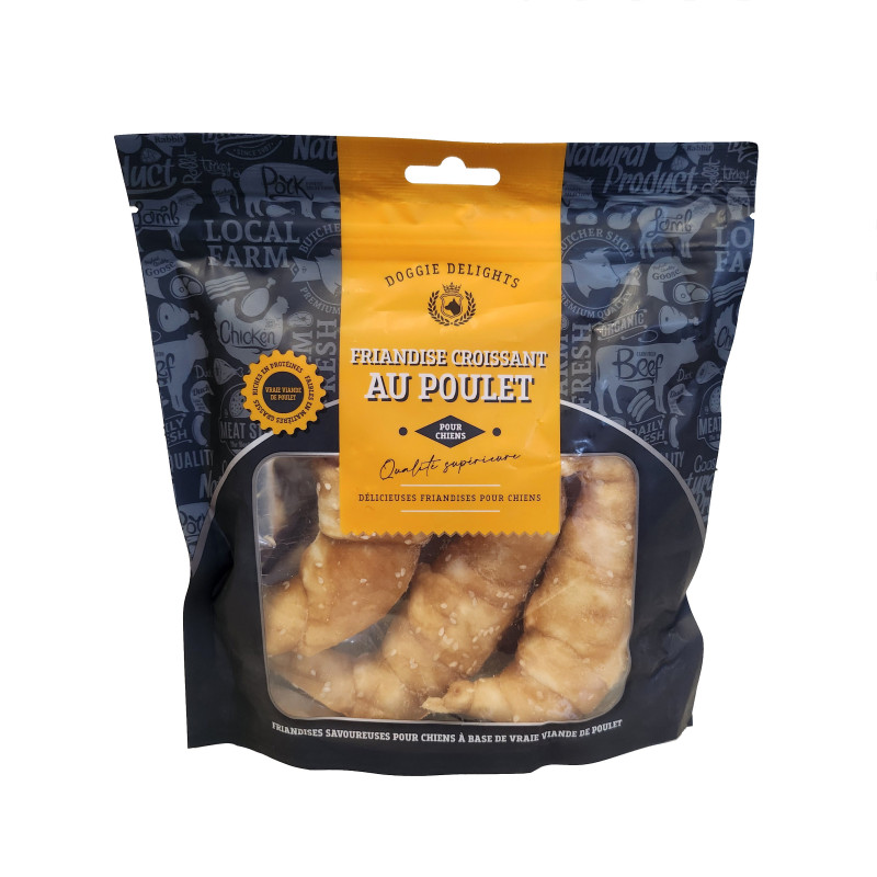 Friandise croissant x3 au poulet