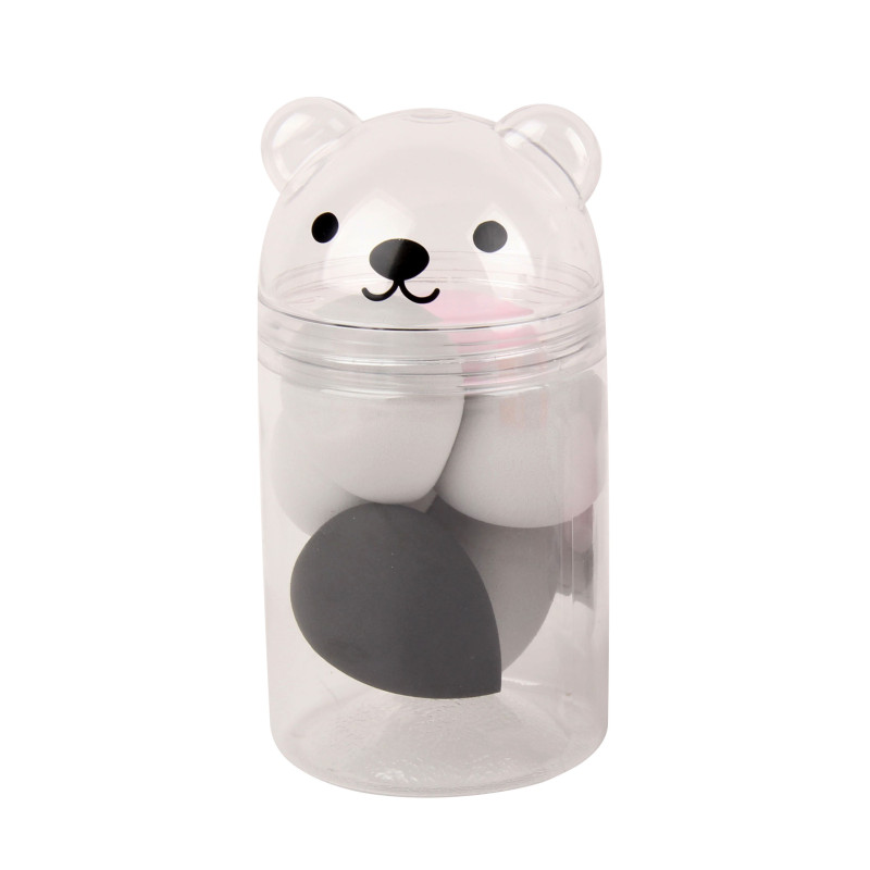 Boite panda eponges maquillage