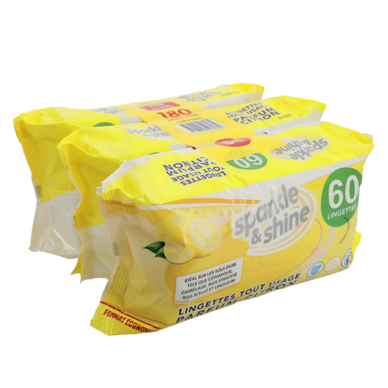 Lingettes 3x60 multi-usages