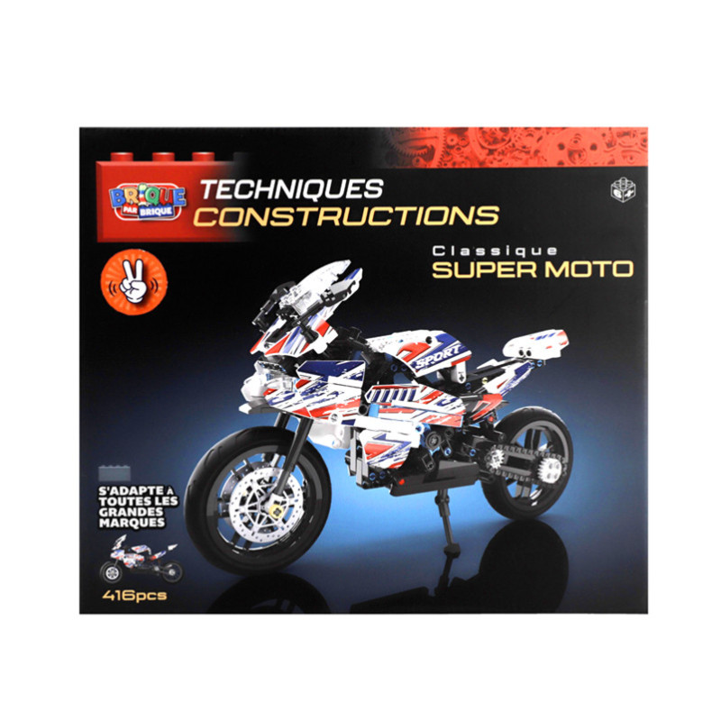 Bricks moto a construire