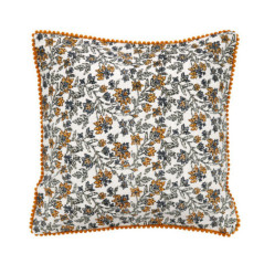 Coussin lauren 40x40cm ocre