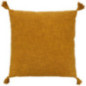 Coussin soho 40x40cm ocre