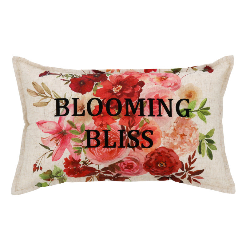 Coussin bliss 30x50cm rose
