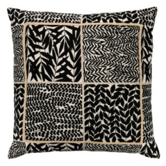 Coussin mia 60x60cm noir