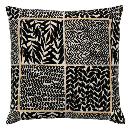 Coussin mia 60x60cm noir