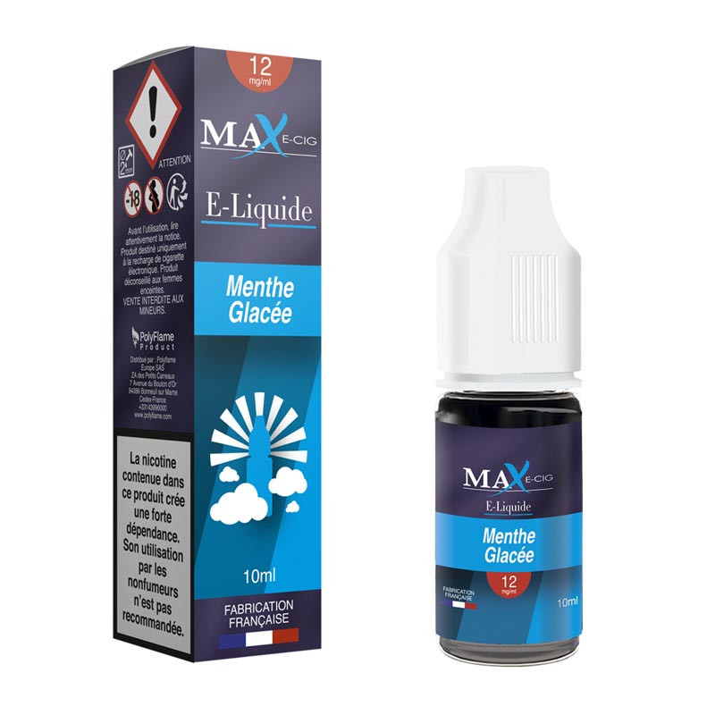 Max e-liquid-12mg menthe glacee
