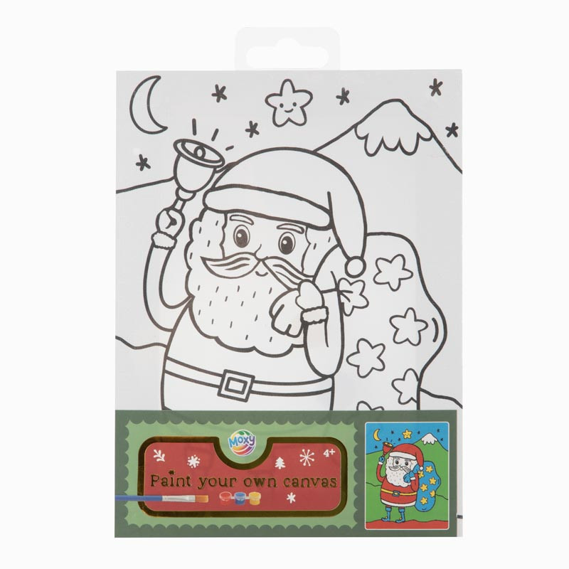 Tableau noel a peindre 20x15cm