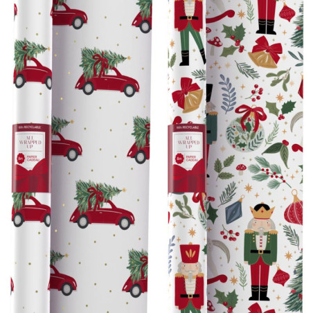 Papier cadeau 8m traditionnel