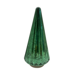 Sapin vert en verre led