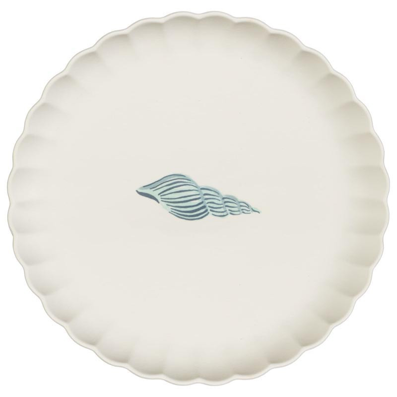 Grande assiette coquille st jacq