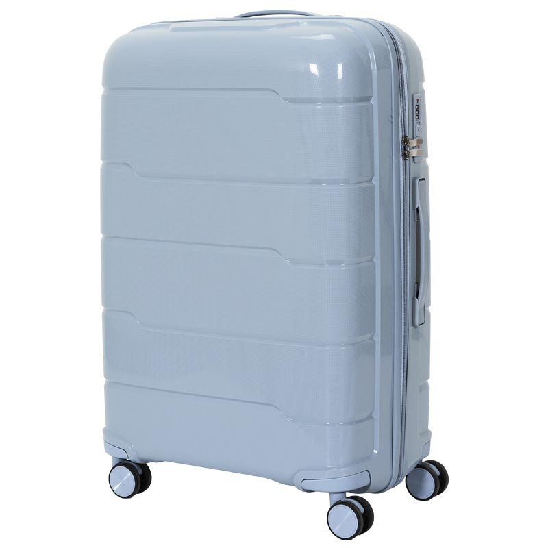 Valise pp 56 cm madrid bleu gris