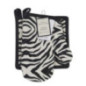 Set de gant et manique zebre