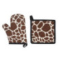 Set de gant et manique  girafe