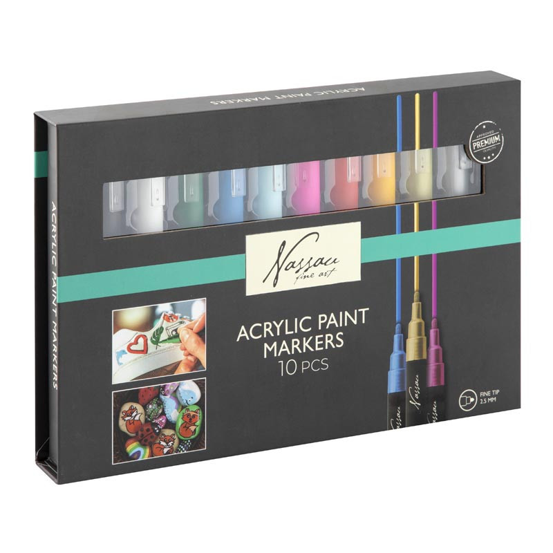 Marqueurs acryliques x10