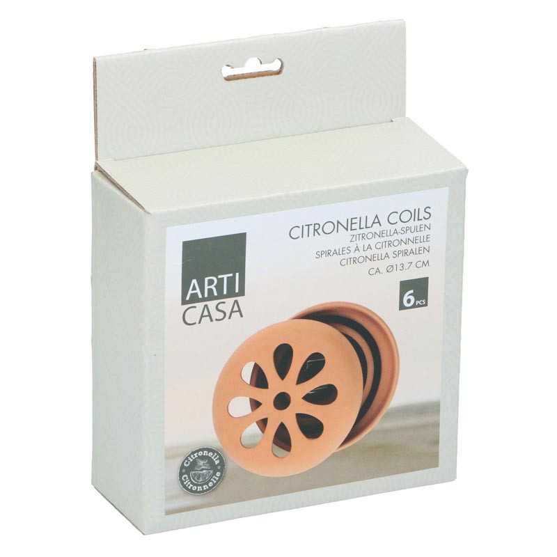 Terre cuite + 6 spirales citronn