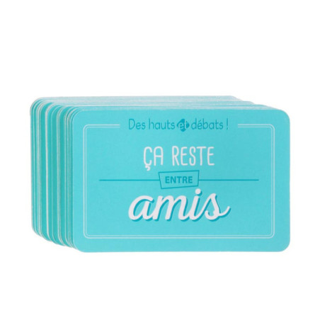 Jeu de cartes debat soiree speci