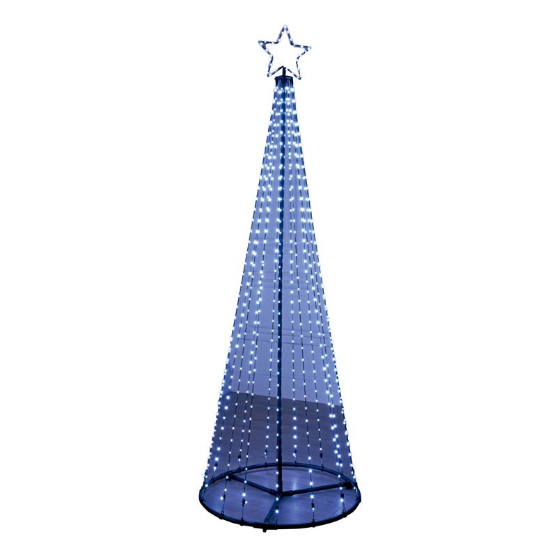 Sapin en led blanc froid h210cm